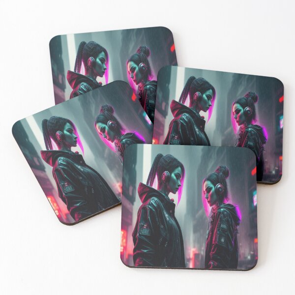 Item preview, Cyberpunk Girls designed and sold by Skull Rhiz.
