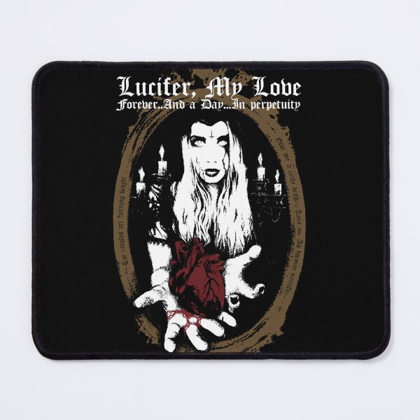 Item preview, Lucifer Valentine, Twin Temple, Valentines Day Gift, Lovers Tarot Card, Lucifer My Love, Sexy Vamp, Gothic Aesthetic, Goth Girl, Goth Couple, Love card, Vintage retro Grunge Shirt designed and sold by SSINAMOON.