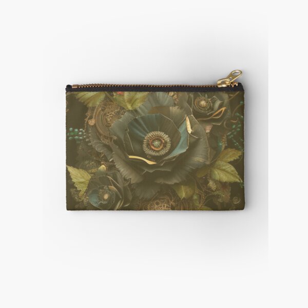Item preview, Yellow Tint Gothic Steampunk Wicked Flower Collage By Brandon Cable designed and sold by BrandonArtWorld.