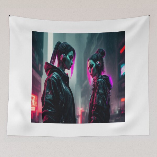Item preview, Cyberpunk Girls designed and sold by Skull Rhiz.