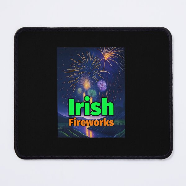 Item preview, Irish Fireworks Pastel Painting River Mountains designed and sold by IrishPOD.