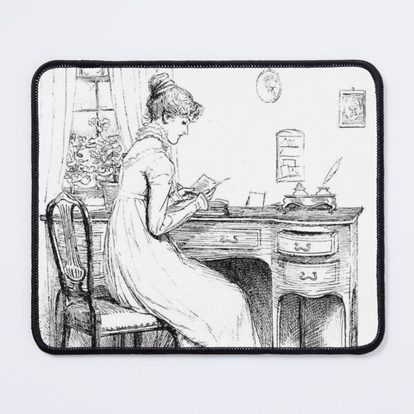 Item preview, "Reading Jane's Letters" - Pride and Prejudice 1894 Ed. Original Illustration designed and sold by TheProgramme.