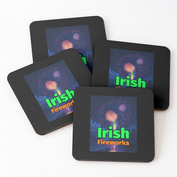 Item preview, Irish Fireworks Pastel Painting River Rocks Mountains designed and sold by IrishPOD.