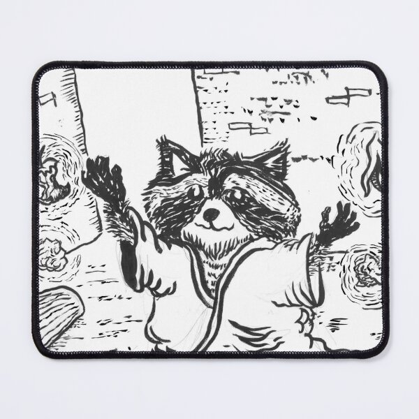Item preview, Raccoon Elementalist Bending Trash designed and sold by Pasqual Artise.