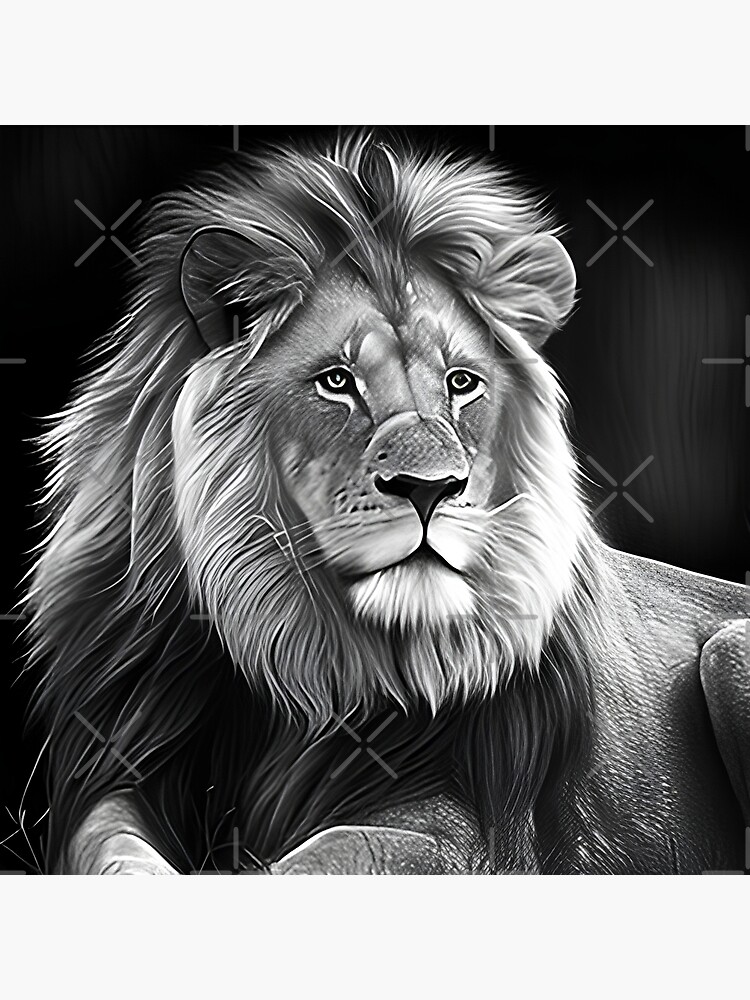 Lion stencil Lion Drawing Pencil Sketch Lions Head mammal animals png   PNGEgg