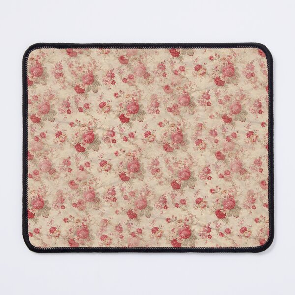 Item preview, Cute Vintage Pink & Red Calico Roses Repeating Pattern designed and sold by Secondhand-Rose.