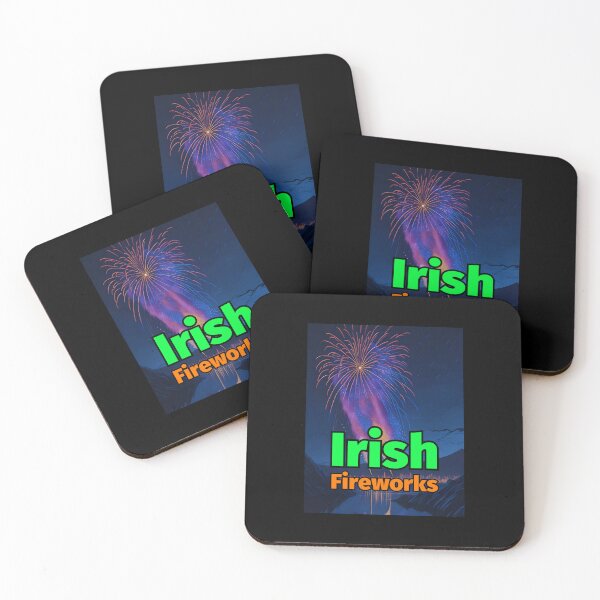 Item preview, Irish Fireworks Pastel Painting River Sky Mountains designed and sold by IrishPOD.