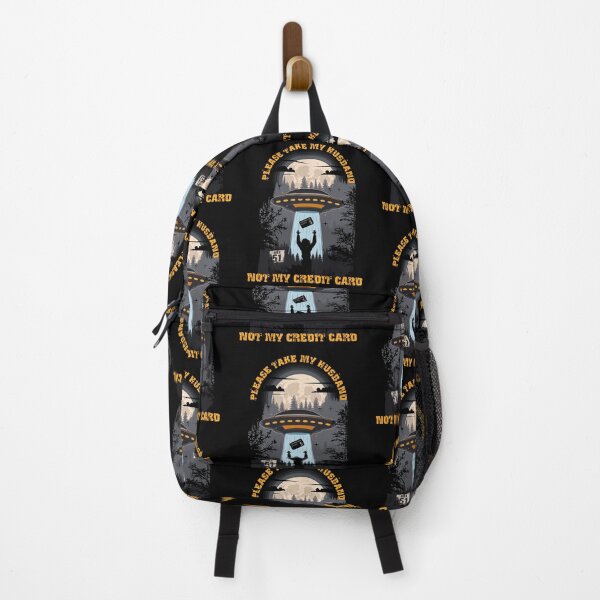 Item preview, Please take my husband not my credit card Funny UFO quote  designed and sold by HomeCoquette.