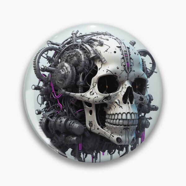 Item preview, #6 Cyber skull design designed and sold by shadowartsss.