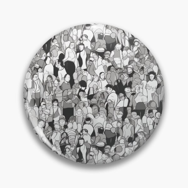 Item preview, Abstract Crowd designed and sold by soulfulfaces.