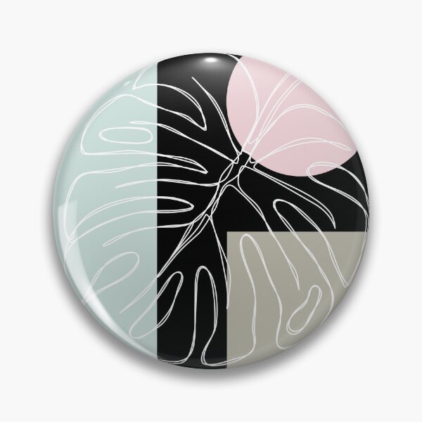 Item preview, Tropical Monstera leaf on pastel shapes designed and sold by EricaHarwig.