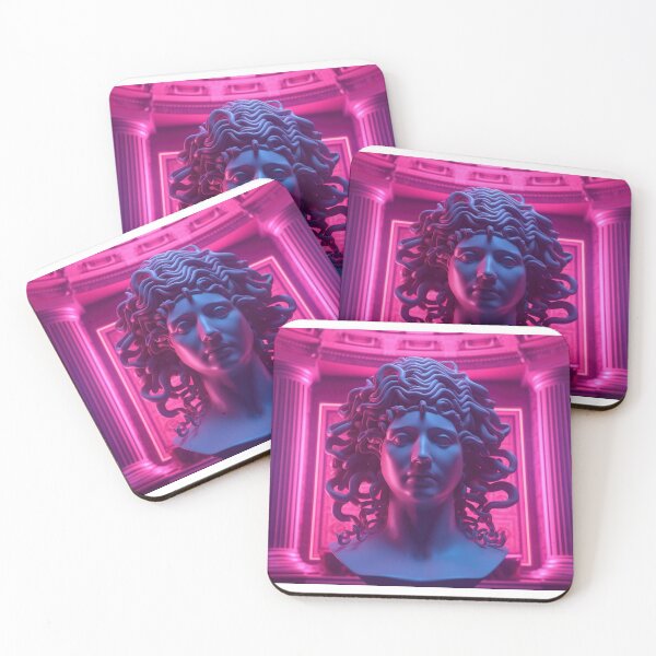 Item preview, Synthwave Sirens: A Vaporwave Encounter with Medusa designed and sold by Mullet Monkey.