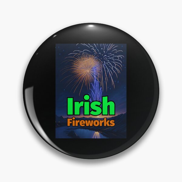 Artikelvorschau, Irische Feuerwerks-Pastellmalerei-Wasser-Berge entworfen und verkauft von IrishPOD.