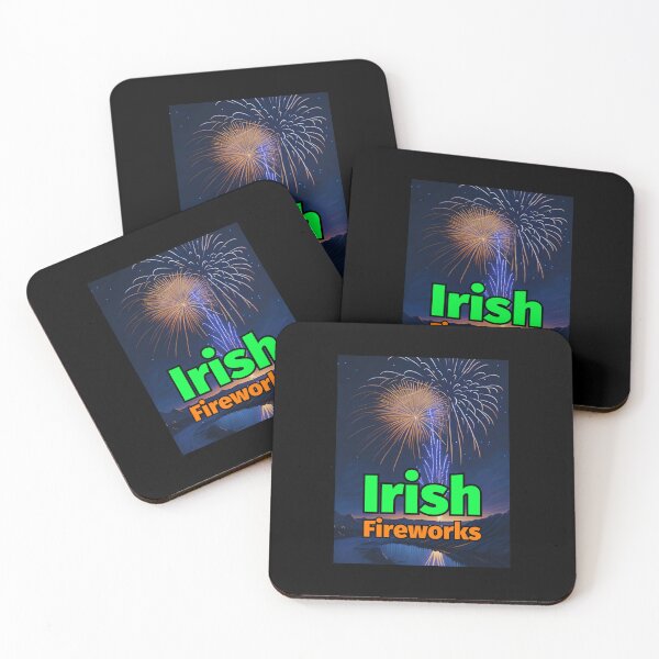 Item preview, Irish Fireworks Pastel Painting Water Mountains designed and sold by IrishPOD.