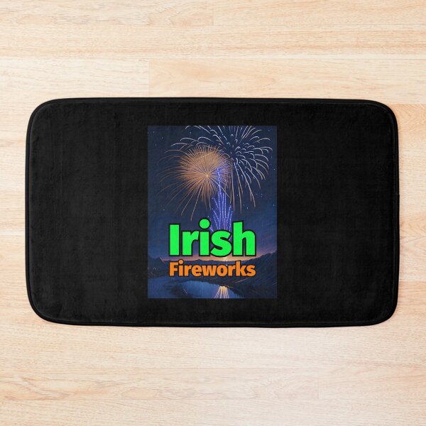 Item preview, Irish Fireworks Pastel Painting Water Mountains designed and sold by IrishPOD.
