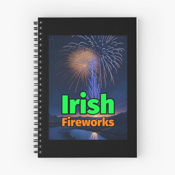 Item preview, Irish Fireworks Pastel Painting Water Mountains designed and sold by IrishPOD.