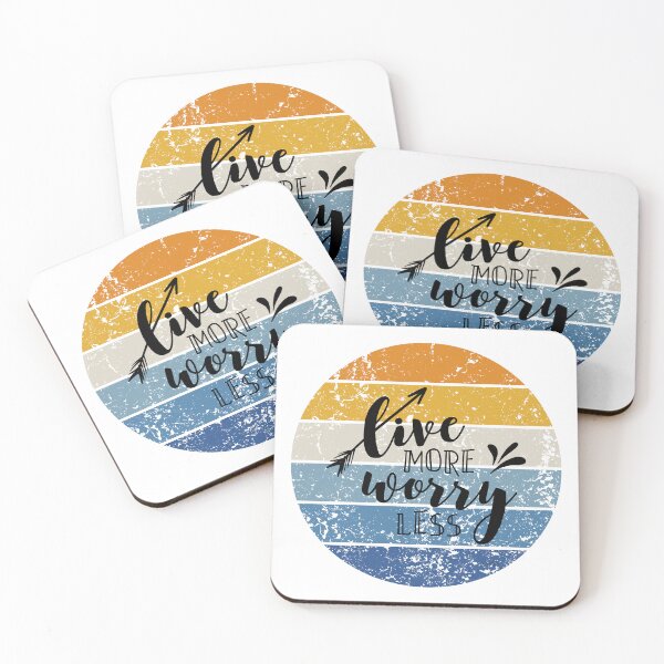 Item preview, Live More Worry Less designed and sold by Jordan Blackstone.