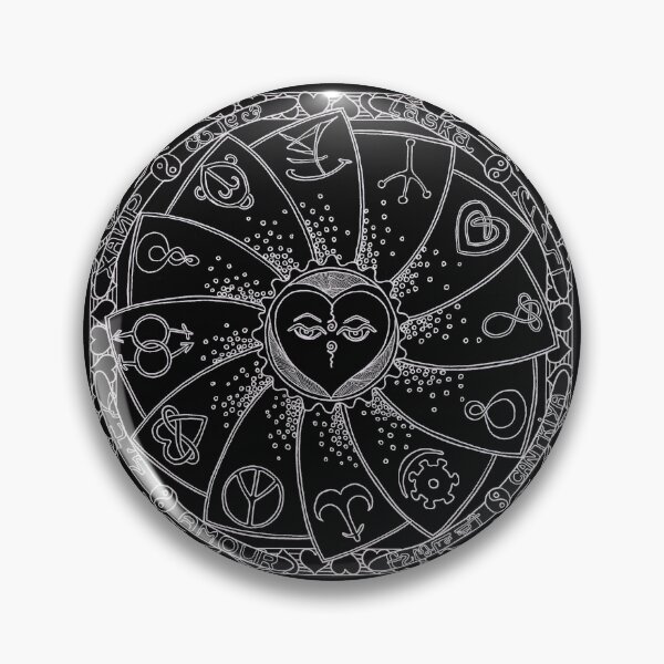 Item preview, Love Mandala in black designed and sold by BoiseArtWorks.