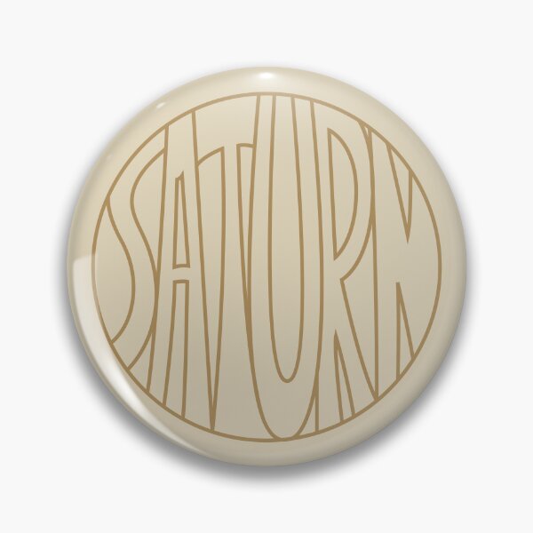 Item preview, Golden outlined Saturn designed and sold by 3RingsSaturn.