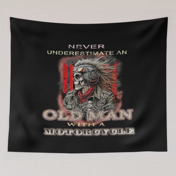 Item preview,  Never Underestimate An Old Man With A Motorcycle  designed and sold by david parry.