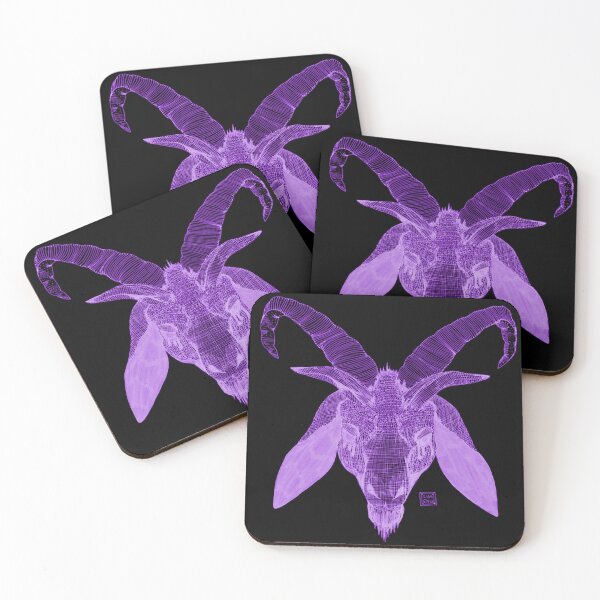 Artikelvorschau, PSYCHEDELISCHER SATANZIEGENKOPF BAPHOMET entworfen und verkauft von Lumen Designs .