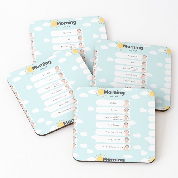 Item preview, Morning Routine Skincare 101 designed and sold by Pineapple-Girl.