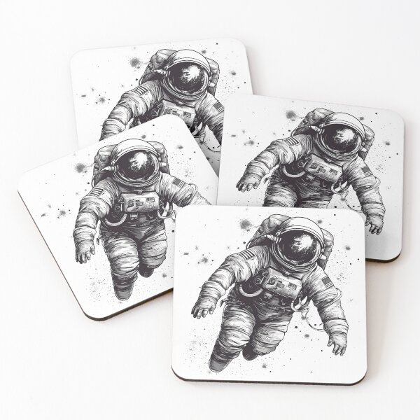 Item preview, Cosmic Explorer - Astronaut in Space Sticker/Magnet designed and sold by ColorStudioArt.