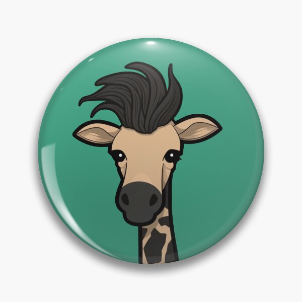 Item preview, Adorable cute, funny giraffe - Combing the giraffe / twiddling your thumbs designed and sold by mliotard.