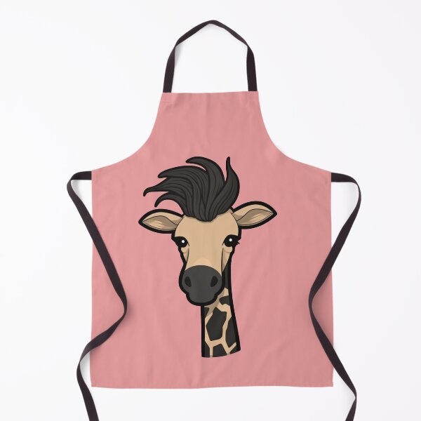 Item preview, Adorable cute, funny giraffe - Combing the giraffe / twiddling your thumbs designed and sold by mliotard.