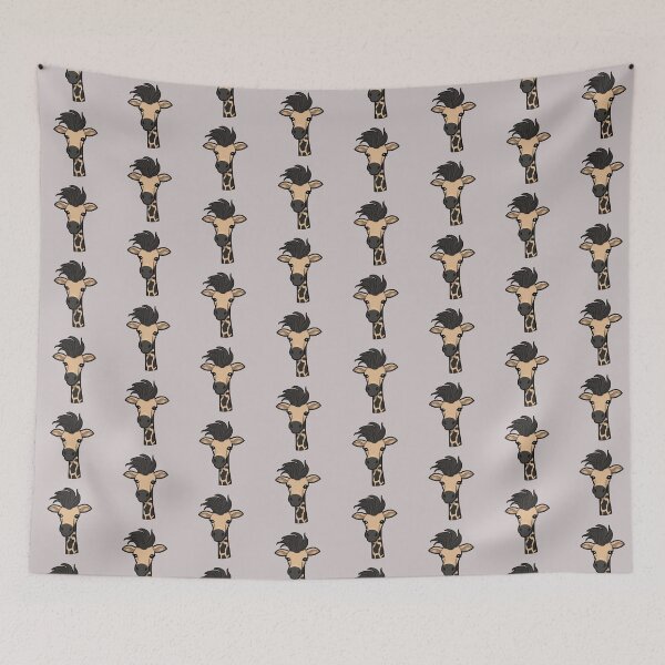 Item preview, Adorable cute, funny giraffe - Combing the giraffe / twiddling your thumbs designed and sold by mliotard.