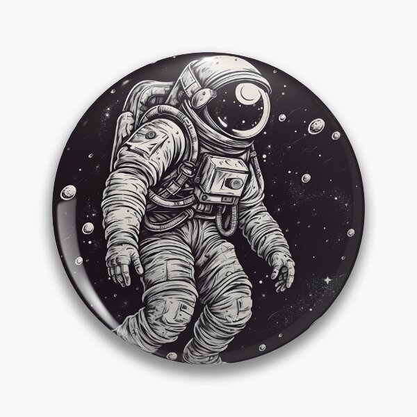 Item preview, Cosmic Explorer - Astronaut in Space Sticker/Magnet designed and sold by ColorStudioArt.