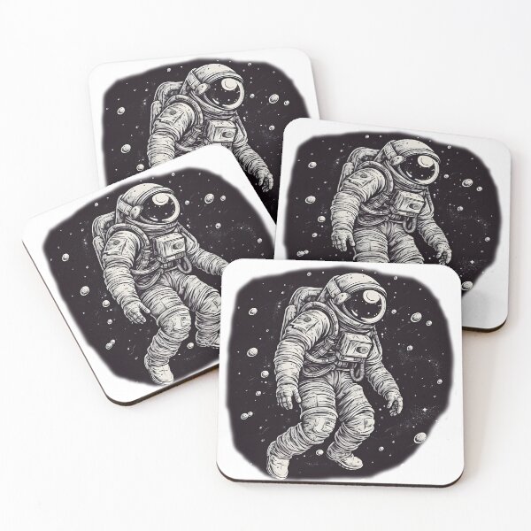 Item preview, Cosmic Explorer - Astronaut in Space Sticker/Magnet designed and sold by ColorStudioArt.