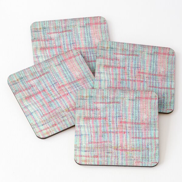 Item preview, Handwoven Fabric- melted popsicle designed and sold by woolydevdev.