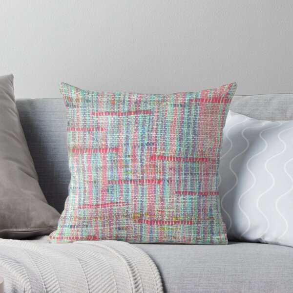 Item preview, Handwoven Fabric- melted popsicle designed and sold by woolydevdev.
