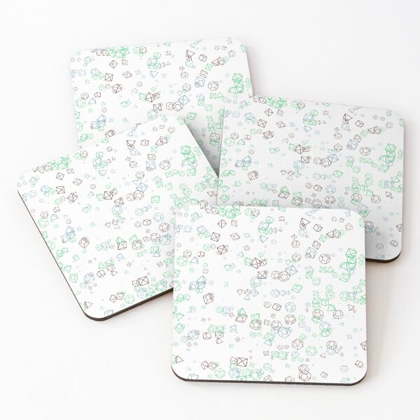 Item preview, Dice Hoard - Brown, Green, Grey, White designed and sold by AvengingSassy.