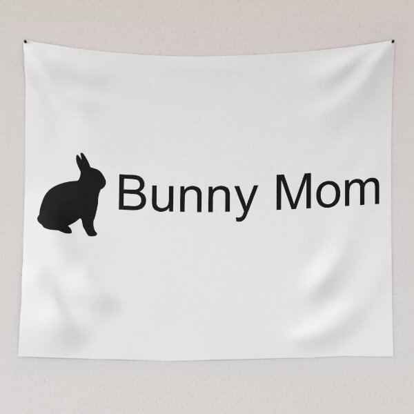 Item preview, Bunny Mom Rabbit Silhouette designed and sold by ValeriesGallery.
