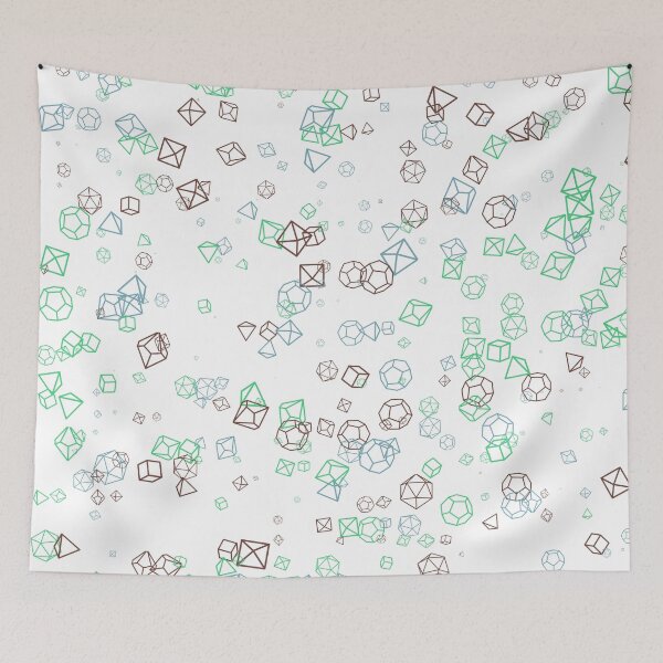 Item preview, Dice Hoard - Brown, Green, Grey, White designed and sold by AvengingSassy.