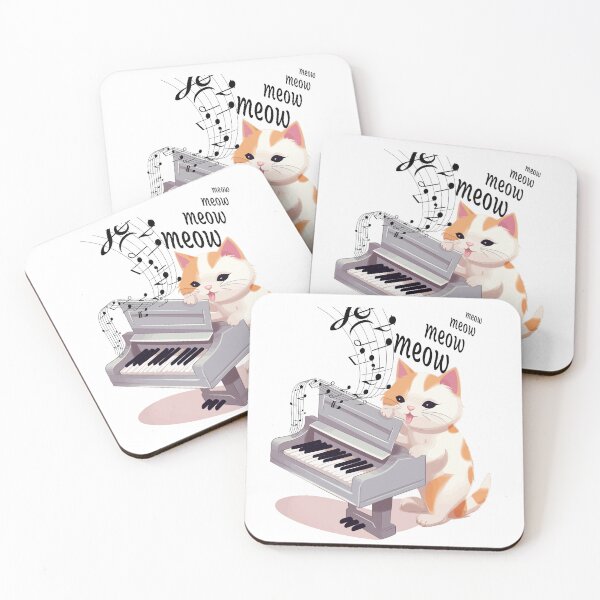 Item preview, Piano-Playing Singing Cat Extravaganza : Cat miaw designed and sold by Artwyz.