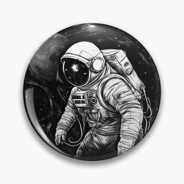 Item preview, Cosmic Explorer - Astronaut in Space Sticker/Magnet designed and sold by ColorStudioArt.