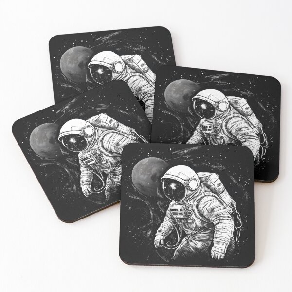 Item preview, Cosmic Explorer - Astronaut in Space Sticker/Magnet designed and sold by ColorStudioArt.