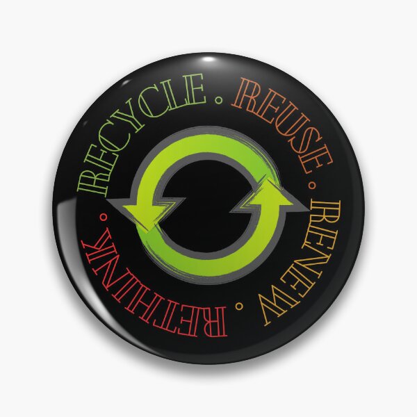 Item preview, Recycle Reuse Renew Rethink arrows designed and sold by Saimia.