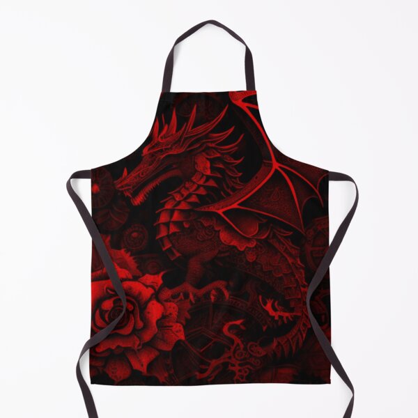 Artikelvorschau, Ren-tint Drachen Gothic Steampunk Blumencollage von Brandon Cable entworfen und verkauft von BrandonArtWorld.