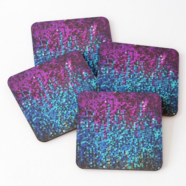 Item preview, Sequins Number Two in Purple & Blue  designed and sold by Duncan-Mac.
