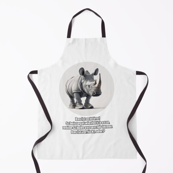 Item preview, Rhinoceros (rhinoceros) with sneakers German designed and sold by hhh-art.