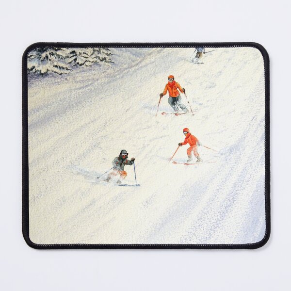Item preview, Skiing Family On The Slopes Poster designed and sold by William Holkham.