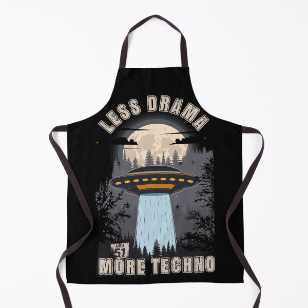 Item preview,  Funny UFO quote Less drama more techno designed and sold by HomeCoquette.