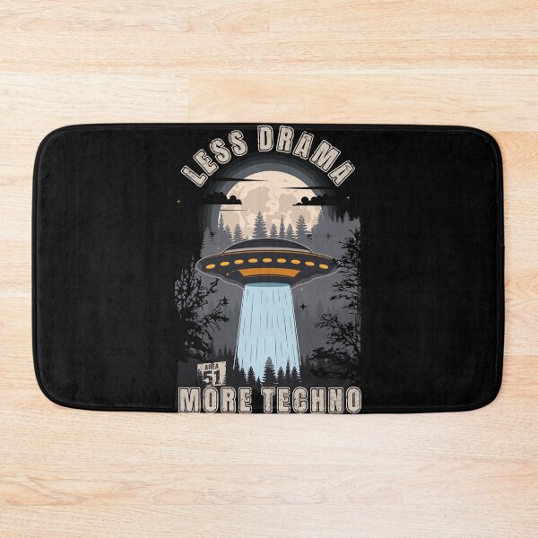 Item preview,  Funny UFO quote Less drama more techno designed and sold by HomeCoquette.