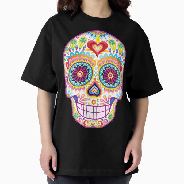 Item preview, Psychedelic Sugar Skull Day of the Dead Art designed and sold by Thaneeya McArdle.