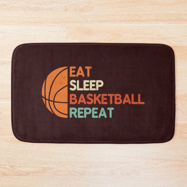 Item preview, Eat Sleep Basketball Repeat Retro Vintage designed and sold by Colorful Designs.
