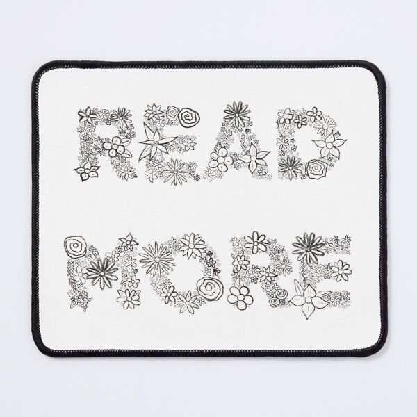 Item preview, “Read More” Floral Lettering designed and sold by 9racereads.